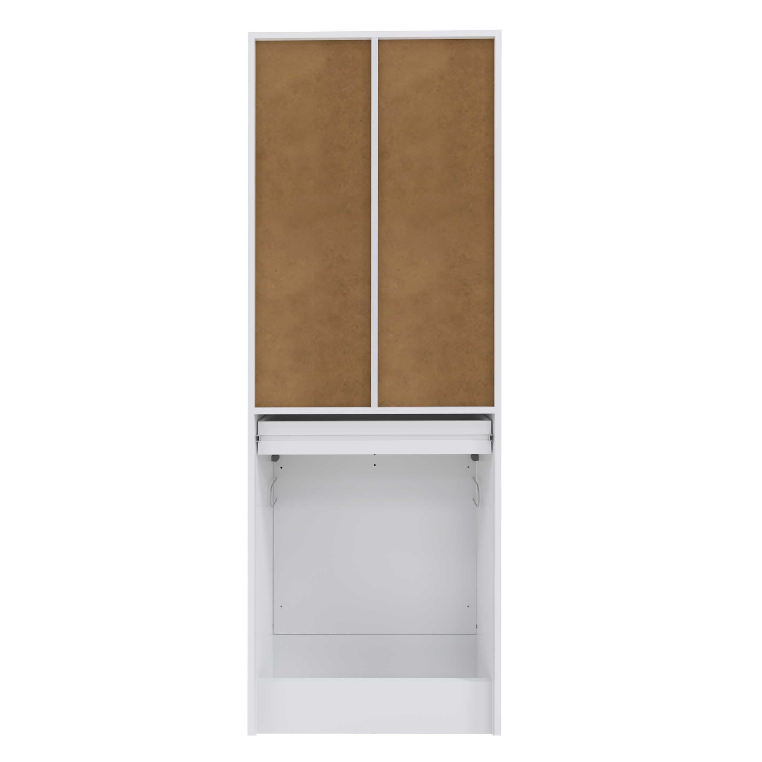 Säulenschrank Variety mit Wäschekorb - weiß Modern, Design - Symbiosis |  Emob