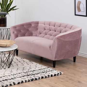 2-Sitzer Sofa Isiah 150cm - rosa