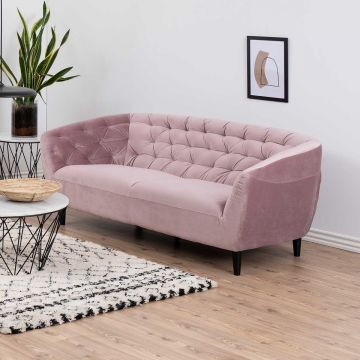3-Sitzer Sofa Isiah 191cm - rosa