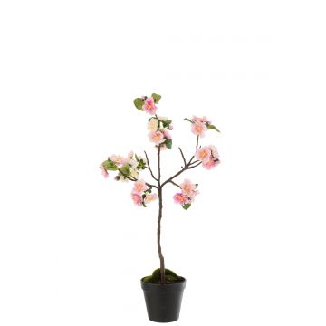 Baum blühend plastik rosa/braun small