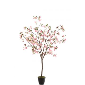 Baum blühend plastik rosa/braun large