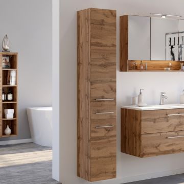 Badezimmerschrank Sefa Emob Türen | wotan Eiche Modern Held - 2 90cm -