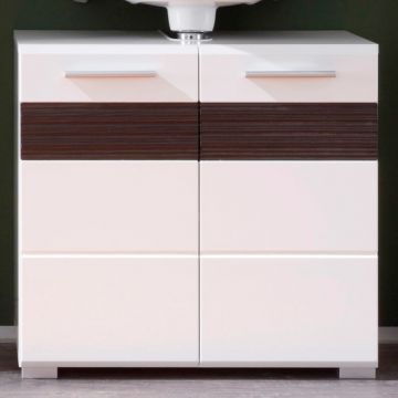 Waschtischunterschrank Mezzo Bath | 60 x 34 x 56 cm | High Glossy White
