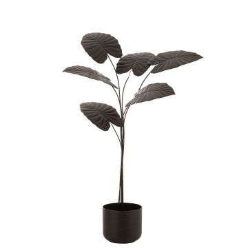 Pflanze dekoration metall dunkel braun small
