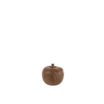 Apfel ceramic braun small