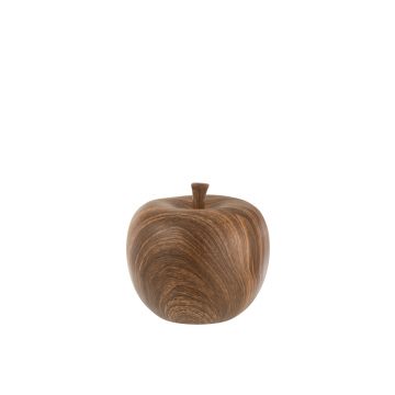 Apfel ceramic braun medium