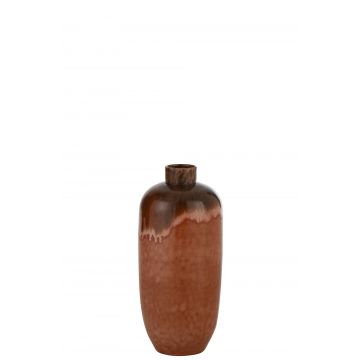 Vase aline keramik rot small