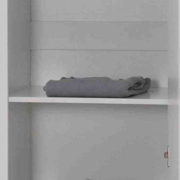 Zusätzliche Einlegeböden (2 Stück) für Kleiderschrank Lara 3 Türen - weiß