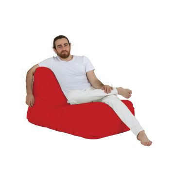 Del Sofa Garten Sitzsack | Wasserdicht Polyester | Rot