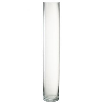 Vase zylinder glas transparent large