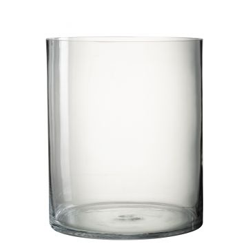 Vase zylinder tali glas transparent