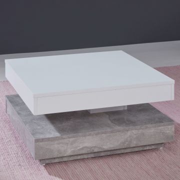 Couchtisch Universal | 70 x 70 x 35 cm | Cement Grey
