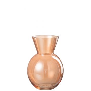 Vase lucy glas orange medium