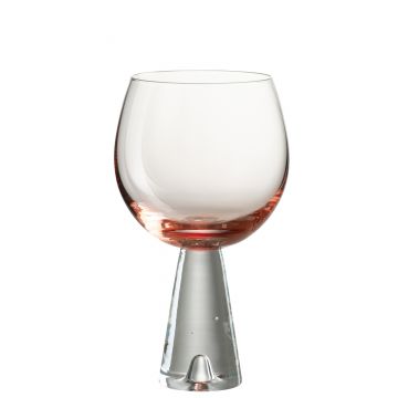 Weinglas dean glas transparent/orange