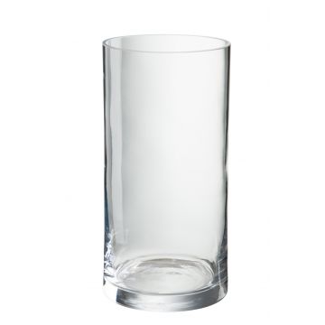 Vase zylinder glas transp