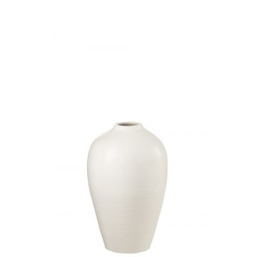 Vase keramik weiß small