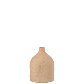 Vase enya flasche keramik beige small