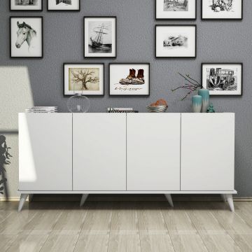 Elegantes weißes Sideboard mit reichlich Stauraum