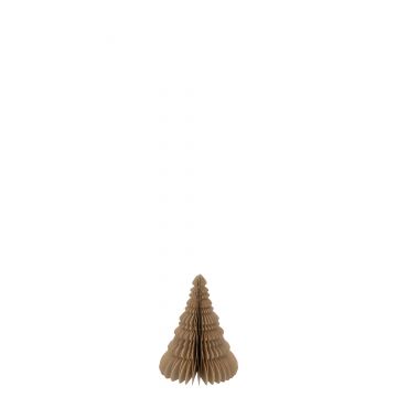 Weihnachtsbaum hängend papier beige small