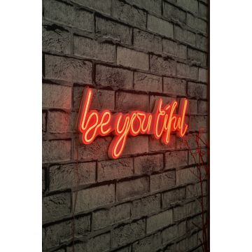 Neonlichter Be Youthful - Wallity Serie - Rot