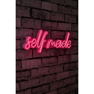 Neonlichter Self Made - Wallity Serie - Rosa