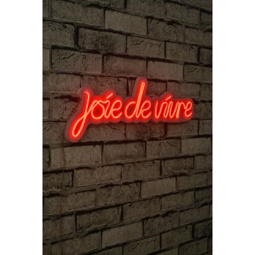 Neonbeleuchtung Joie De Vivre - Wallity Serie - Rot