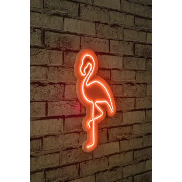 Neonlichter Flamingo - Wallity Serie - Orange