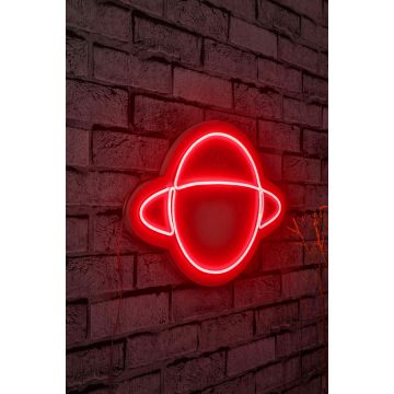 Neonleuchte Saturn - Serie Wallity - Rot
