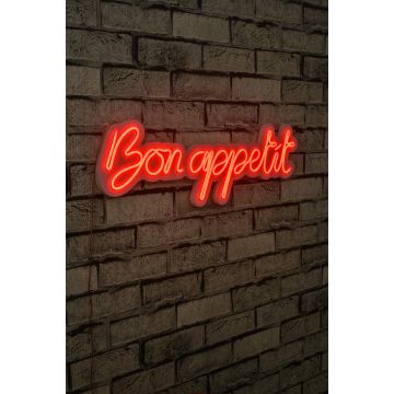 Neonlichter Bon Appetit - Wallity Serie - Rot