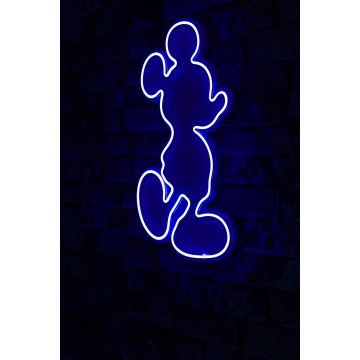 Neonlicht Mickey Mouse- Wallity Serie - Lila