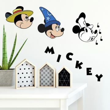 Wandaufkleber Mickey Mouse Classic 90 Jahre Jubiläum