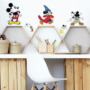 Wandaufkleber Mickey Mouse Original 90 Jahre Jubiläum