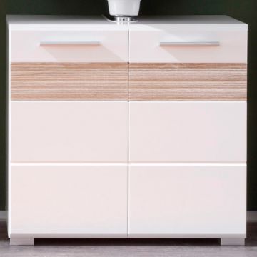 Waschtischunterschrank Mezzo Bath | 60 x 34 x 56 cm | High Glossy White
