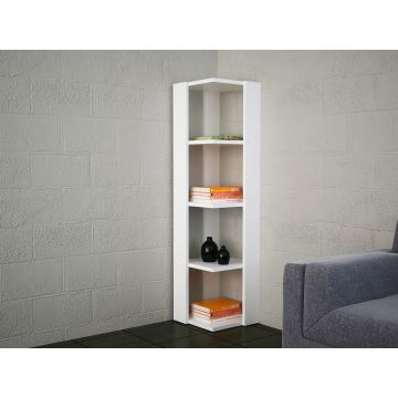 Furny Home Bücherregal | 18mm Dicke | 31 Breite | Weiß