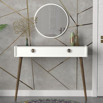 Tera Home Sideboard - 120cm Breite - Nussbaum weiß