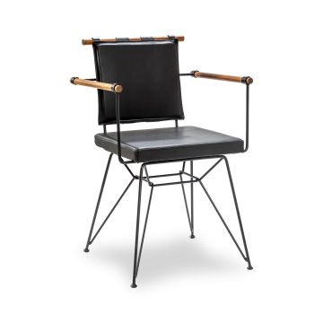 Kalune Multicolor Stuhl - Metallgestell und Polsterung aus Polyestergewebe