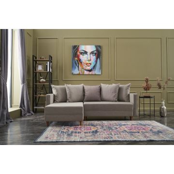 Cream Corner Sofa-Bed | Komfort und Stil in einem einzigartigen Design!