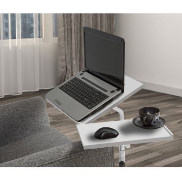 Sapphire Laptop-Ständer | 18mm Dicke | Weißer Metallrahmen