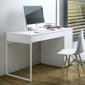  Schreibtisch Prado 130cm - weiß