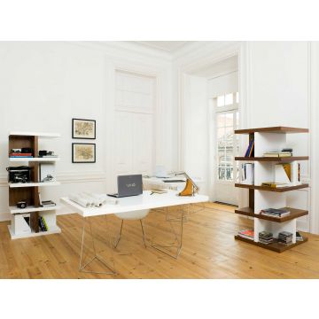 Tisch / Schreibtisch Multis 180cm - weiß/chrom