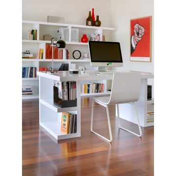 Schreibtisch Multis 180cm - weiß