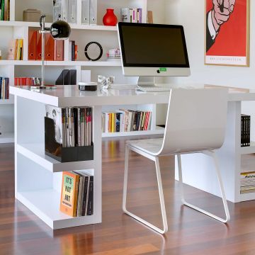 Multis Schreibtisch - weiß