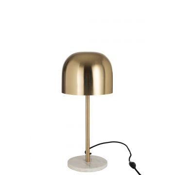 Tischlampe queen metall marmor gold