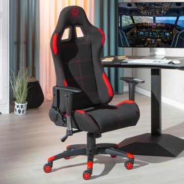 Gaming-Stuhl Frasso - schwarz/rot 