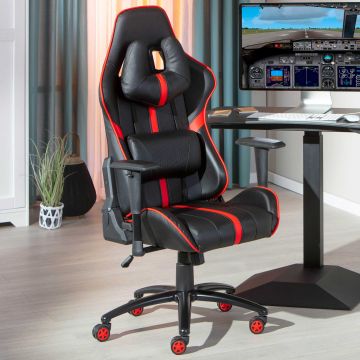 Gaming-Stuhl Molly - schwarz/rot 