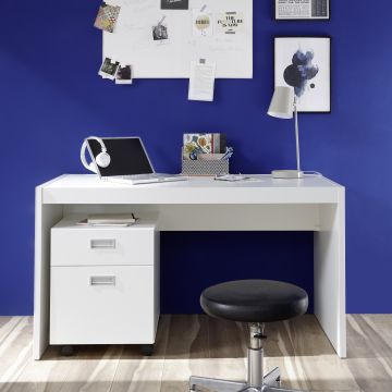 Schreibtisch Arkea 135cm - weiß 