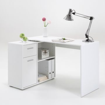 Schreibtisch Albrecht 117cm - weiß