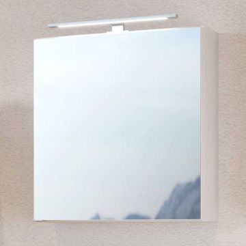 Spiegelschrank Dasa 60cm mit 1 Tür - weiß