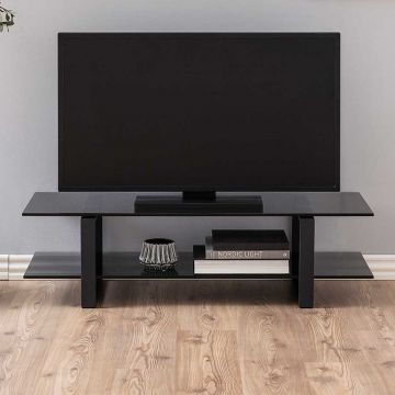 Nicola 120cm Fernsehmöbel - schwarz