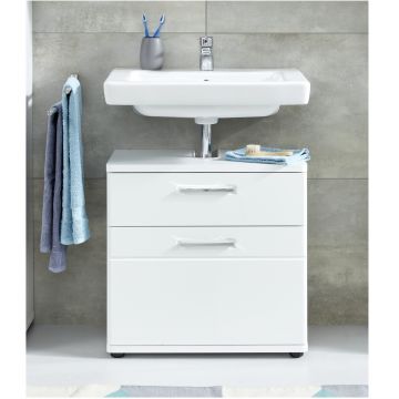 Waschtischunterschrank Monte | 60 x 38 x 58 cm | High Glossy White